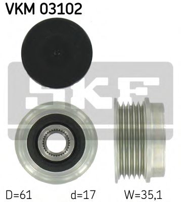 Муфта генератора SKF VKM 03102
