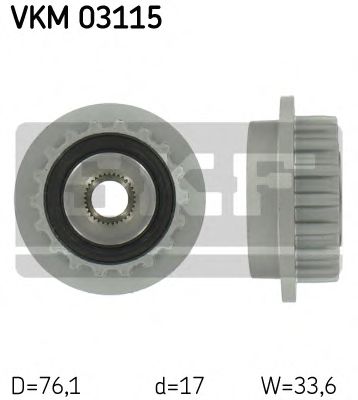 Муфта генератора SKF VKM 03115