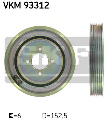 Шкив коленвала SKF VKM 93312