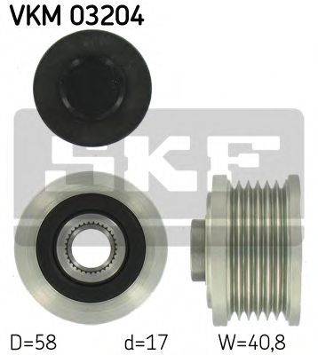 Муфта генератора SKF VKM 03204