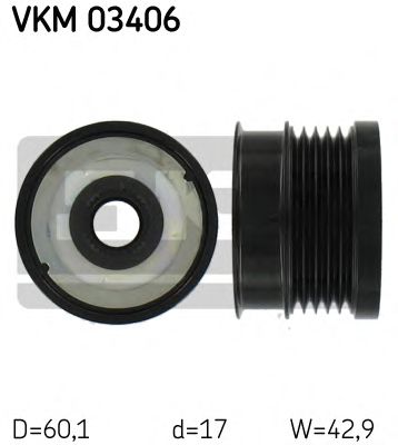 Муфта генератора SKF VKM 03406