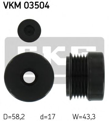 Муфта генератора SKF VKM 03504