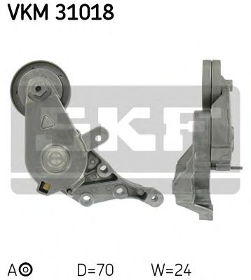Ролик ремня генератора SKF VKM 31018