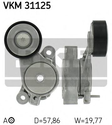 Ролик ремня генератора SKF VKM 31125