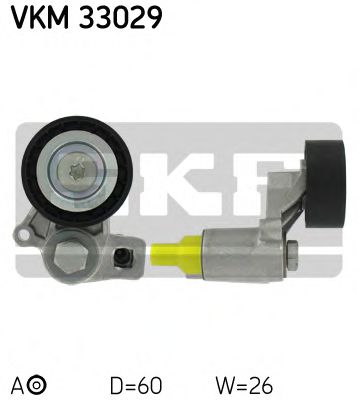 Ролик ремня генератора SKF VKM 33029