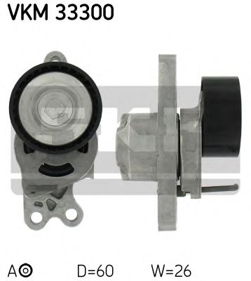 Ролик ремня генератора SKF VKM 33300
