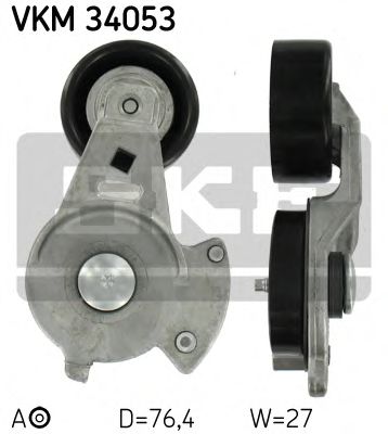 Ролик ремня генератора SKF VKM 34053