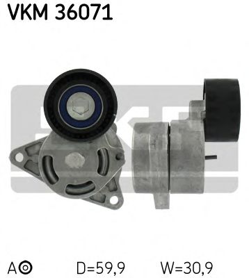 Ролик ремня генератора SKF VKM 36071