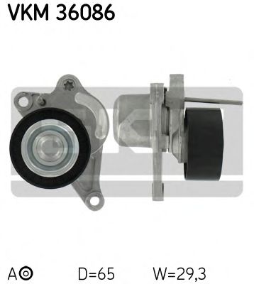 Ролик ремня генератора SKF VKM 36086