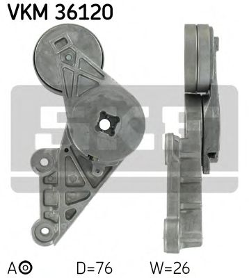 Ролик ремня генератора SKF VKM 36120
