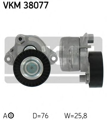 Ролик ремня генератора SKF VKM 38077