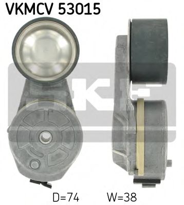 Ролик ремня генератора SKF VKMCV 53015