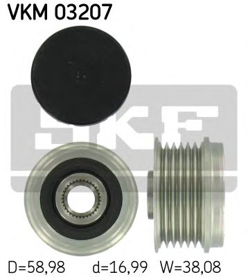 Муфта генератора SKF VKM 03207