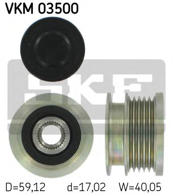 Муфта генератора SKF VKM 03500