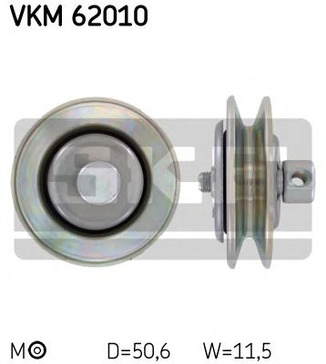 Ролик натяжной ремня генератора SKF VKM 62010