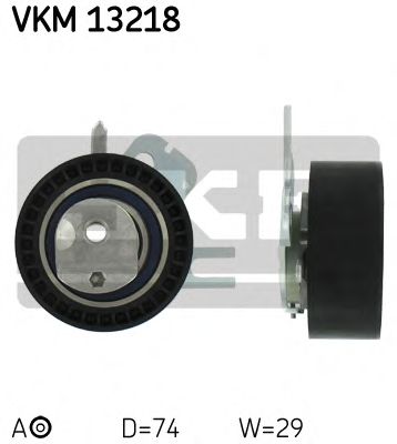 Натяжной ролик ремня ГРМ SKF VKM 13218