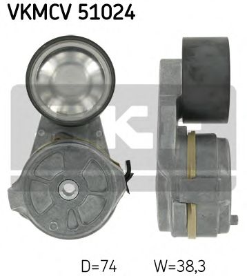 Ролик ремня генератора SKF VKMCV 51024
