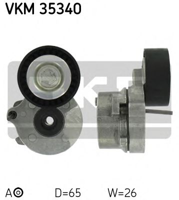Натяжной ролик ремня ГРМ SKF VKM 35340