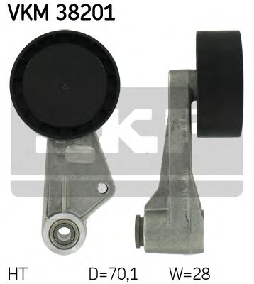 Ролик ремня генератора SKF VKM 38201