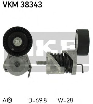 Ролик ремня генератора SKF VKM 38343