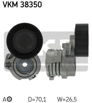 Ролик ремня генератора SKF VKM 38350