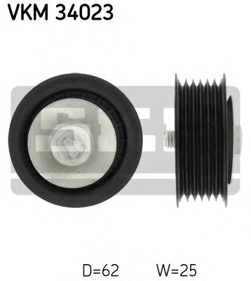 Обводной ролик SKF VKM 34023
