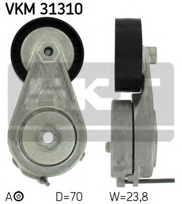 Ролик ремня генератора SKF VKM 31310
