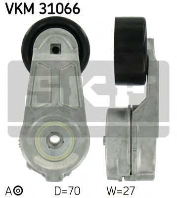 Ролик ремня генератора SKF VKM 31066