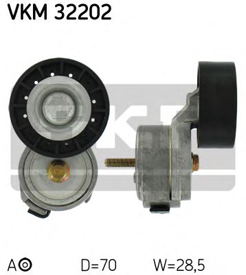 Ролик ремня генератора SKF VKM 32202