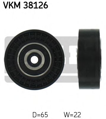 Обводной ролик SKF VKM 38126
