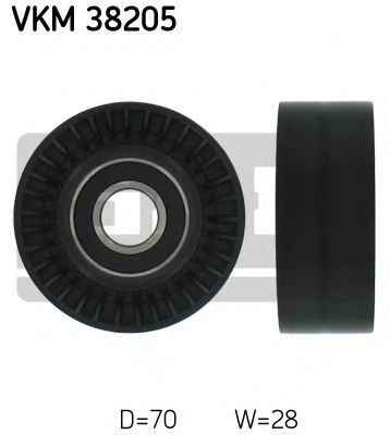 Обводной ролик SKF VKM 38205