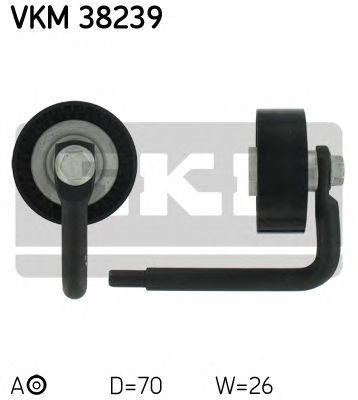 Ролик ремня генератора SKF VKM 38239