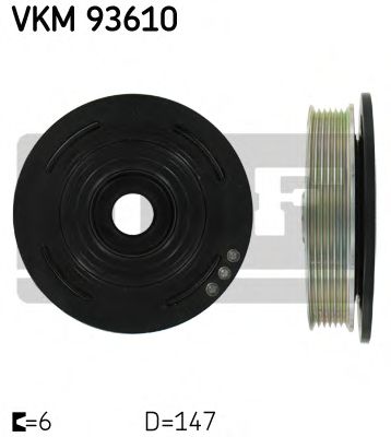 Шкив коленвала SKF VKM 93610