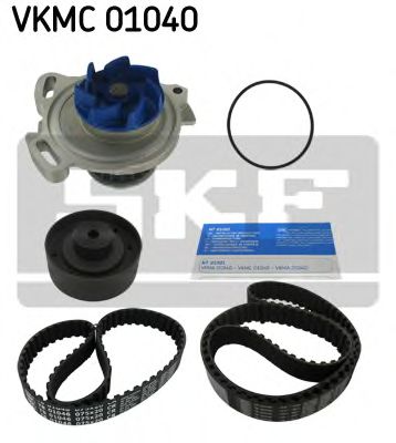 Комплект ГРМ с помпой SKF VKMC 01040