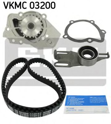 Комплект ГРМ с помпой SKF VKMC 03200