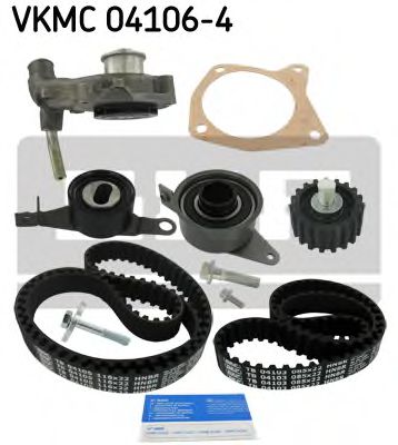 Комплект ГРМ с помпой SKF VKMC 04106-4