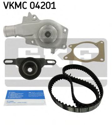 Комплект ГРМ с помпой SKF VKMC 04201