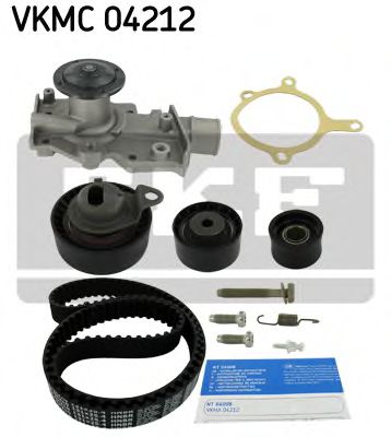 Комплект ГРМ с помпой SKF VKMC 04212