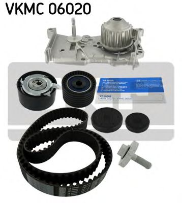 Комплект ГРМ с помпой SKF VKMC 06020