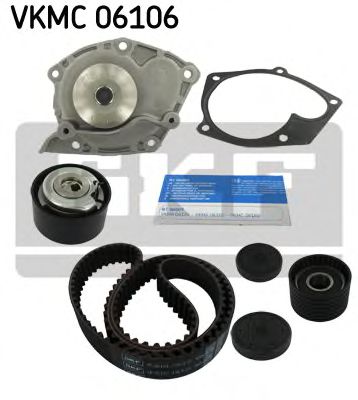 Комплект ГРМ с помпой SKF VKMC 06106