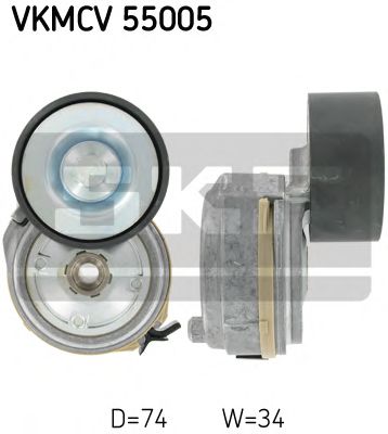 Ролик ремня генератора SKF VKMCV 55005