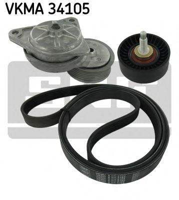 Комплект ролика ремня генератора SKF VKMA 34105