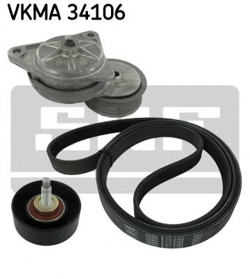 Комплект ролика ремня генератора SKF VKMA 34106