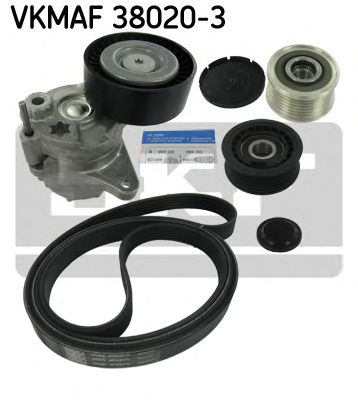 Комплект ролика ремня генератора SKF VKMAF 38020-3