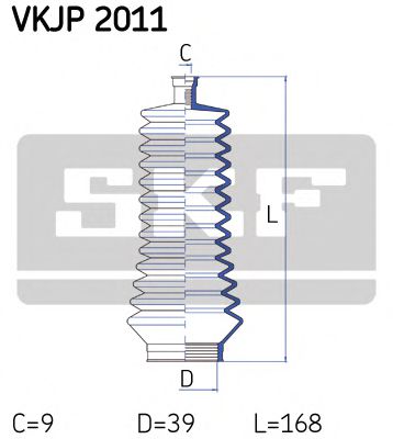 Пыльник рулевой рейки SKF VKJP 2011