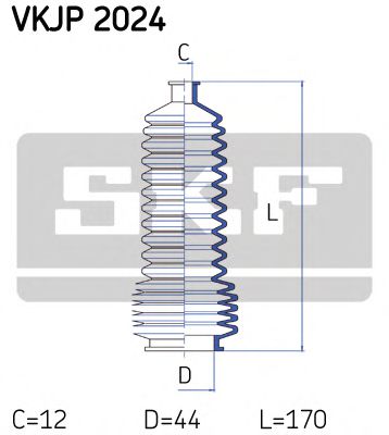 Пыльник рулевой рейки SKF VKJP 2024