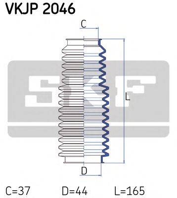 Пыльник рулевой рейки SKF VKJP 2046