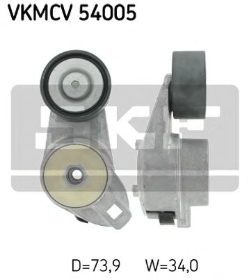 Ролик ремня генератора SKF VKMCV 54005