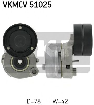 Ролик ремня генератора SKF VKMCV 51025
