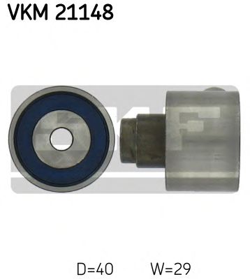 Обводной ролик ремня ГРМ SKF VKM 21148
